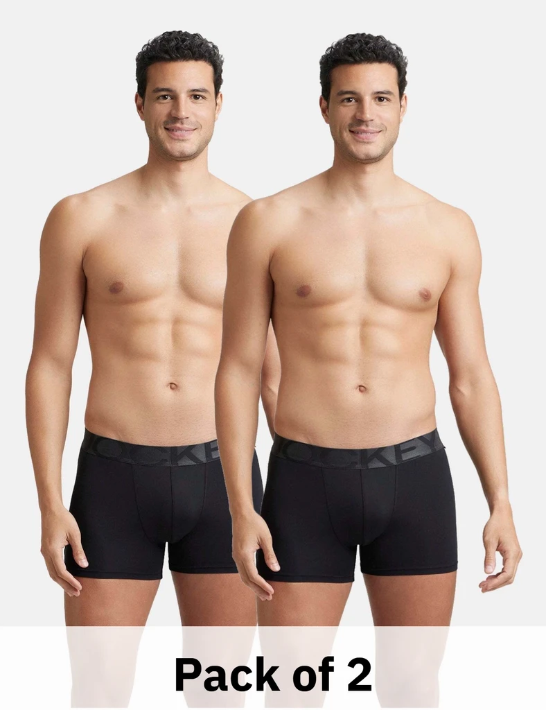 JOCKEY Pack of 2 IC28 Tactel Microfiber Elastane Stretch Men Trunk
