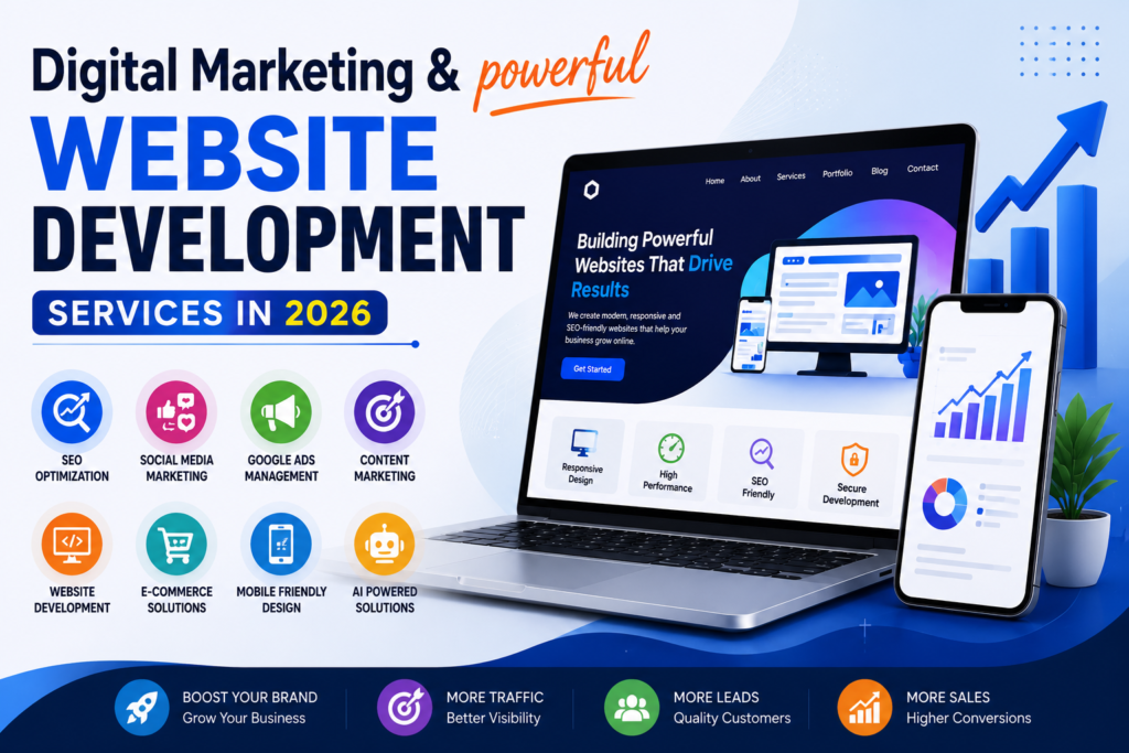 Digital Marketing & powerful Website Development Services in 2026