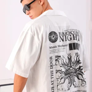 The Indian Garage Co. Men Boxy Fit Graphic Print Casual Shirt
